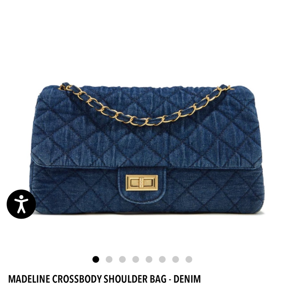 Cross body denim miss Lola Madeline purse nib